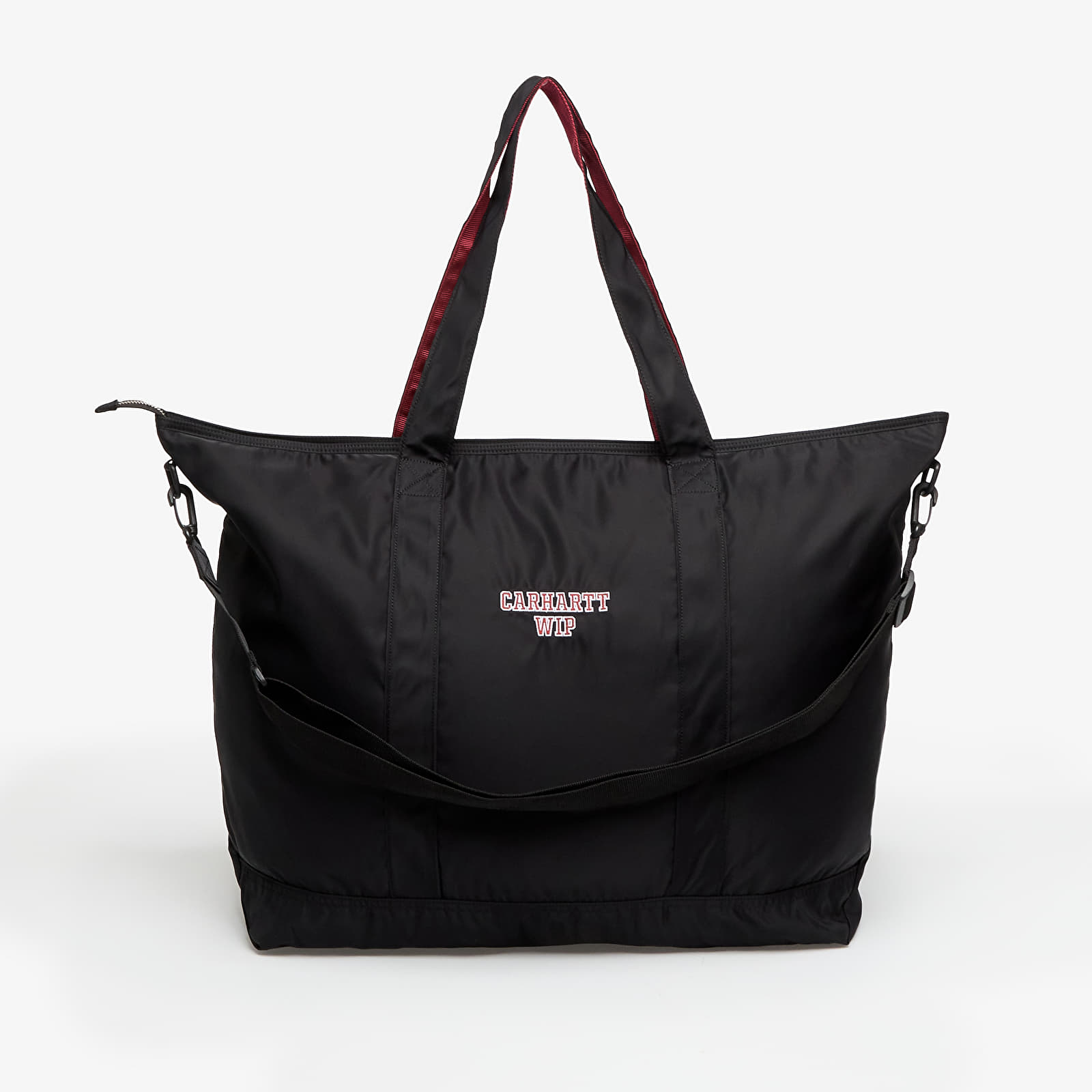 Skuldertasker til mænd Carhartt WIP Alumni Tote Bag Black/ Scarlet