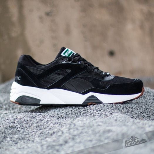 Puma trinomic discount r698 black white