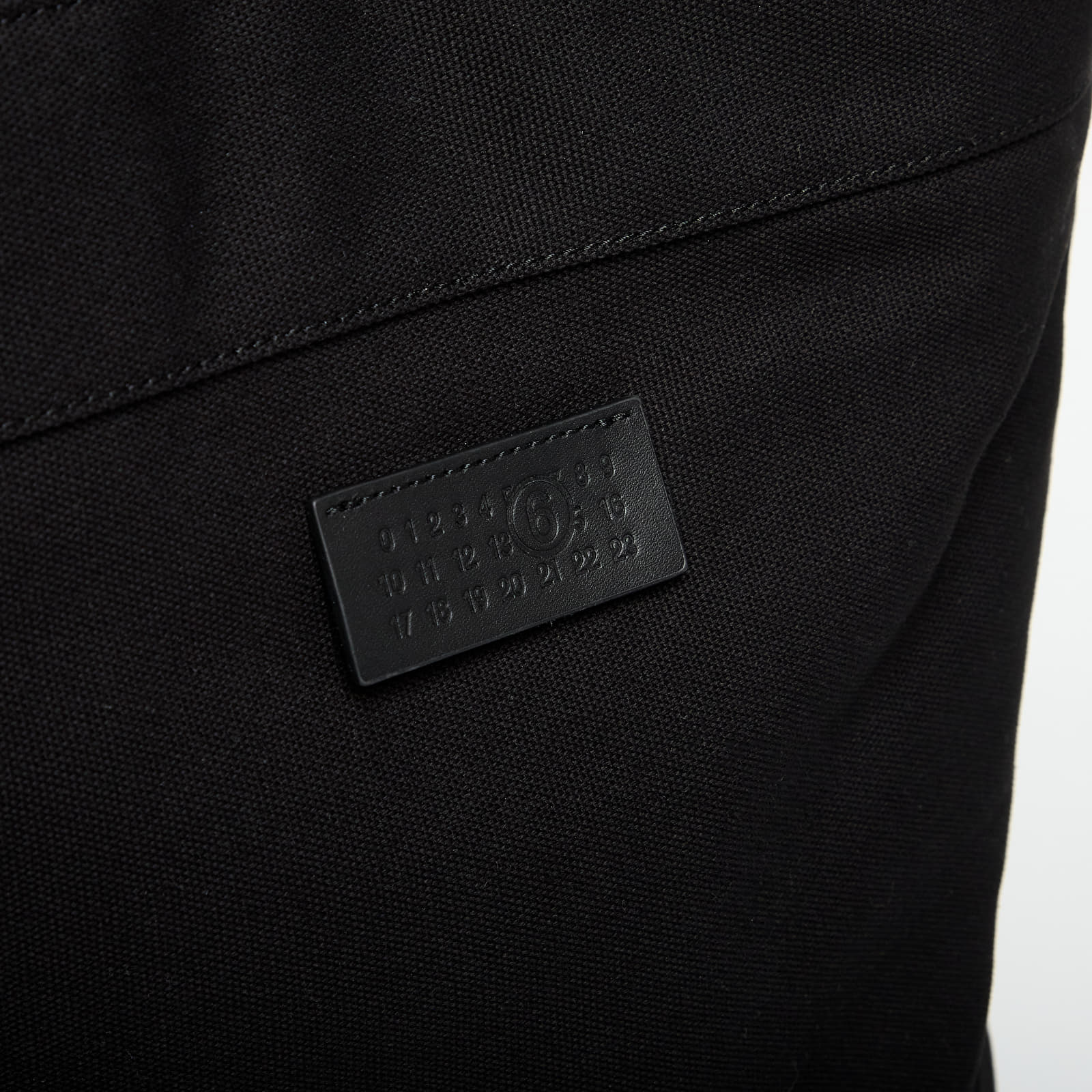 Crossbody чанти MM6 Reversix Canvas Shopping Bag Black