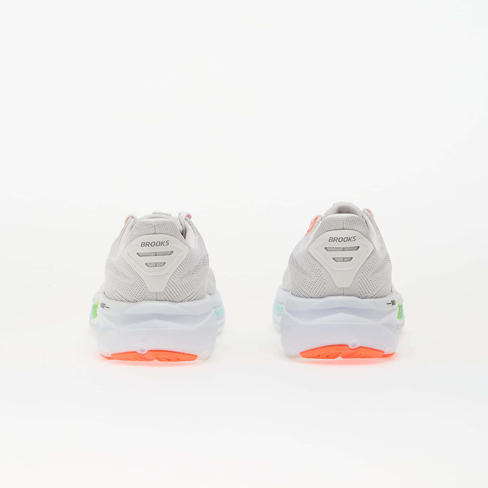 Men's shoes Brooks Ghost 17 M White/ Pink Clay/ Gecko