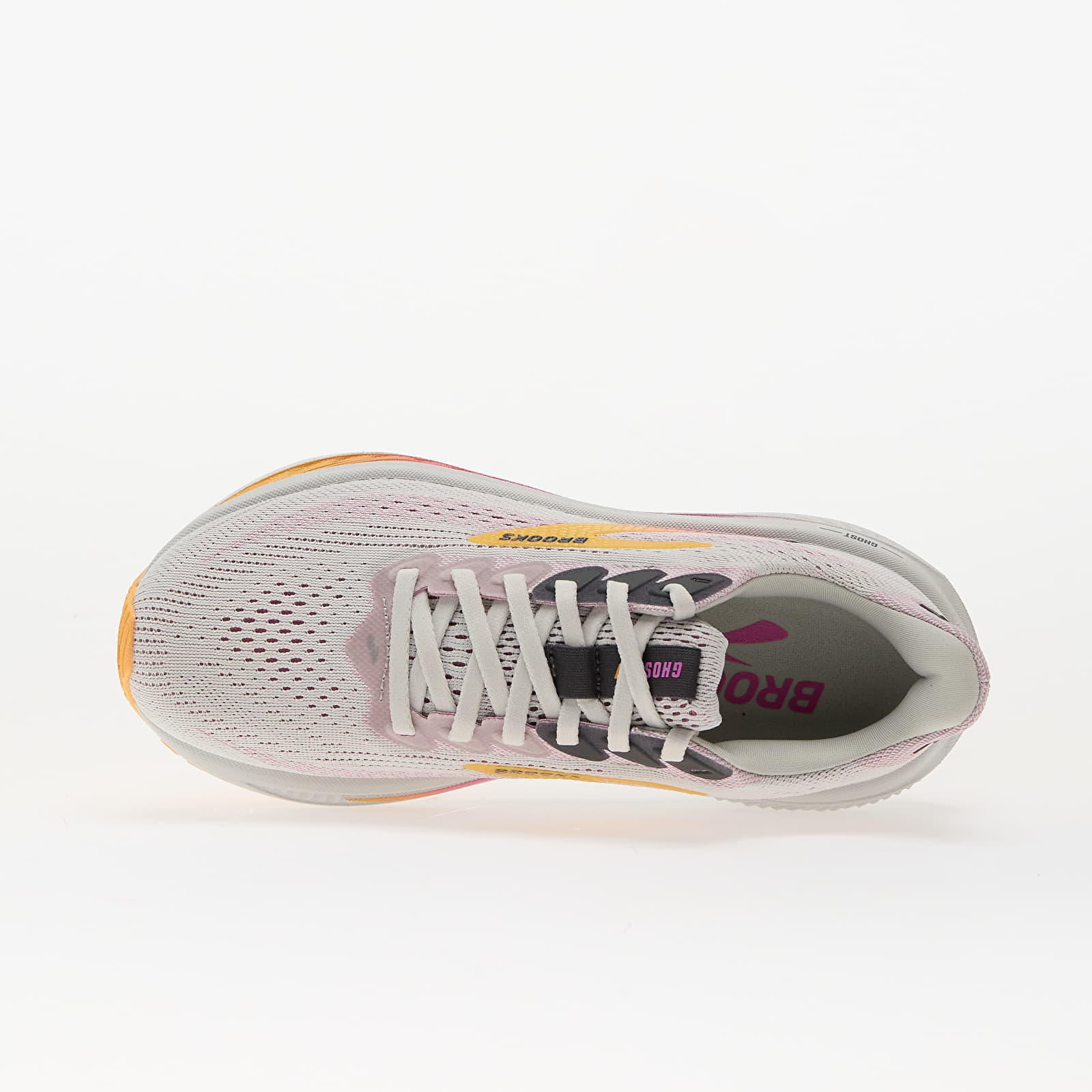 Dámske topánky a tenisky Brooks Ghost 17 W Oyster/ Apricot/ Pink