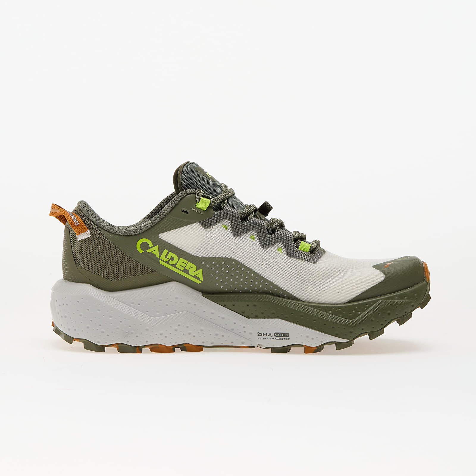Men's shoes Brooks Caldera 8 M Dusty Olive/ Lime/ Oyster