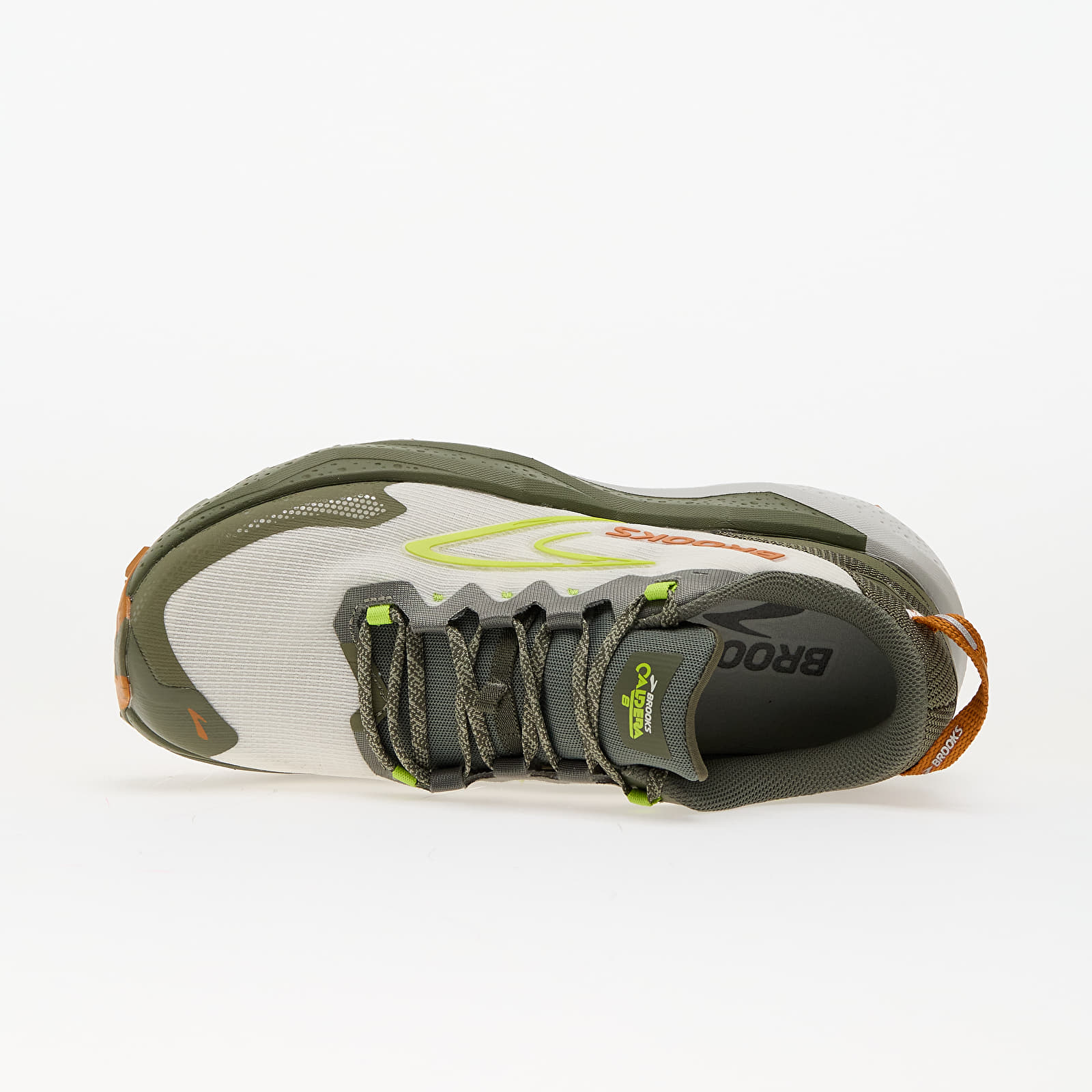 Men's shoes Brooks Caldera 8 M Dusty Olive/ Lime/ Oyster