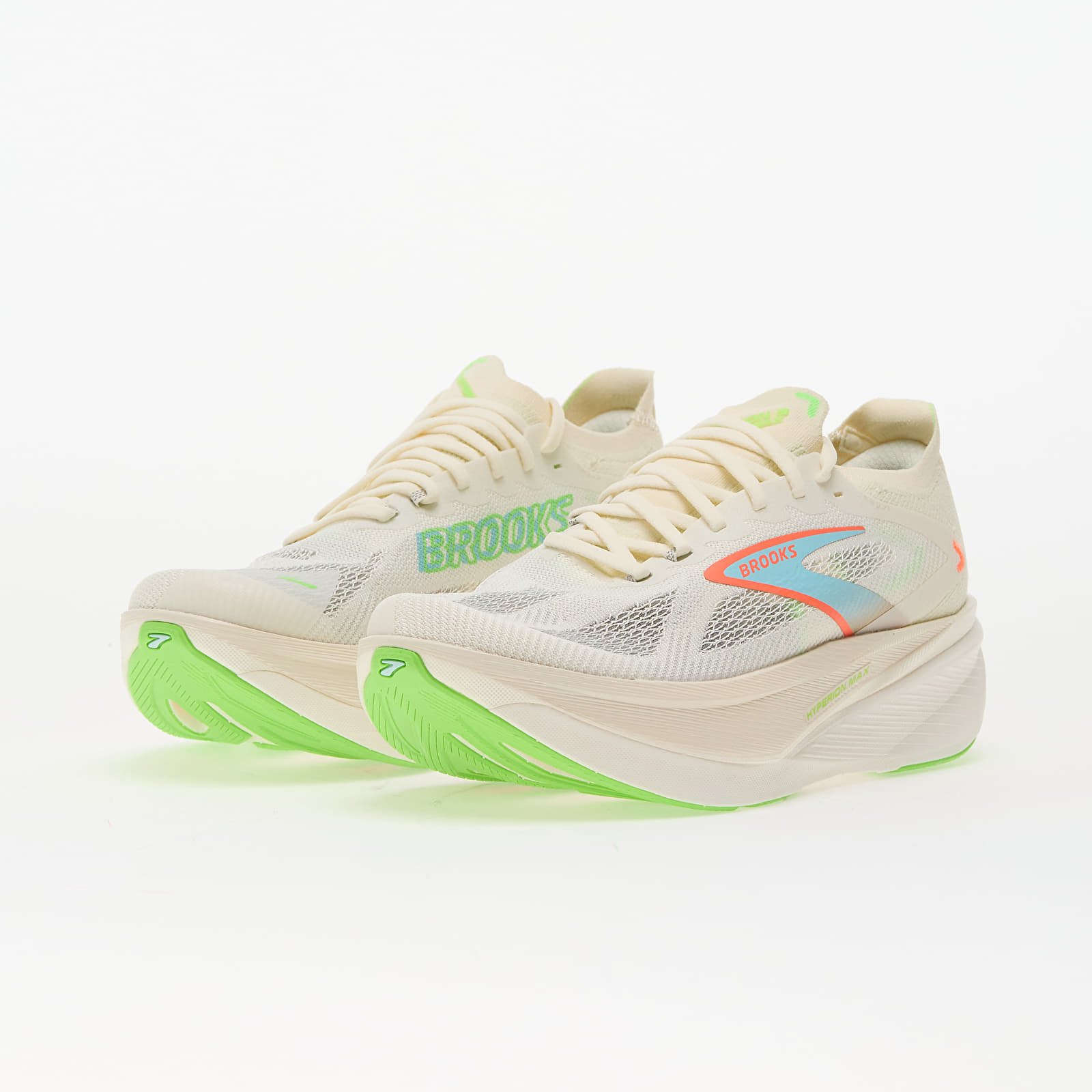 Men's shoes Brooks Hyperion Max 3 M Coconut/ Green Gecko/ Pink Clay