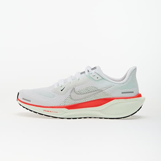 Nike Air Zoom Pegasus 41 White/ Mtlc Silver-Barely Green-Brt Crimson-Black