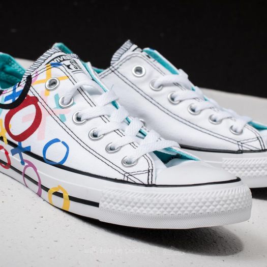 Women s shoes Converse Chuck Taylor All Star Ox White Hyper Magenta Black Footshop