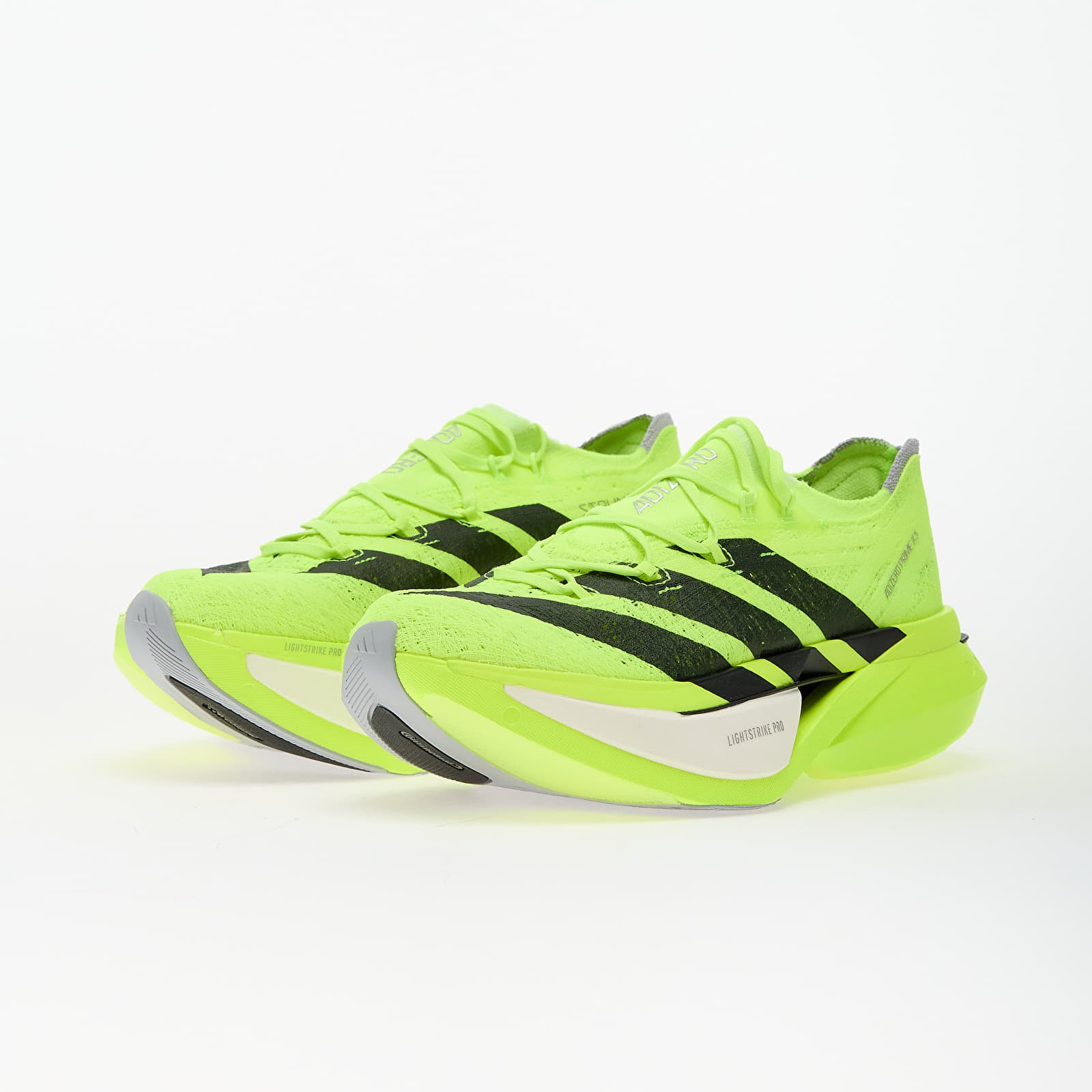 Men's shoes adidas Adizero Prime X3 Strung Lucid Lemond/ Core Black/ Halo Silver
