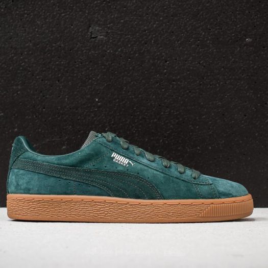 Men s shoes Puma Basket Classic Weatherproof Green Gables Green Gables Footshop