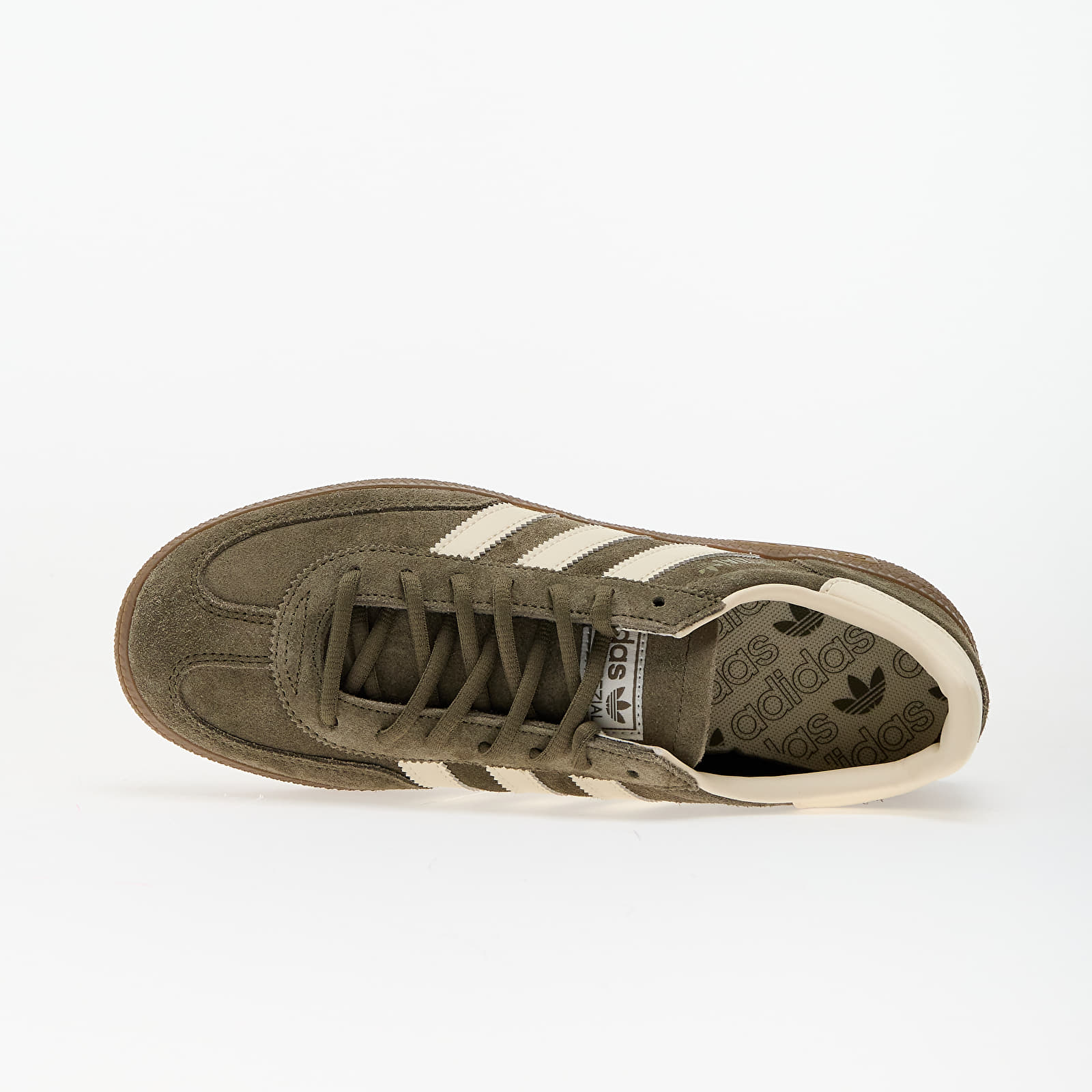 Herresko adidas Handball Spezial Olive Strata/ Crew White/ Gum5