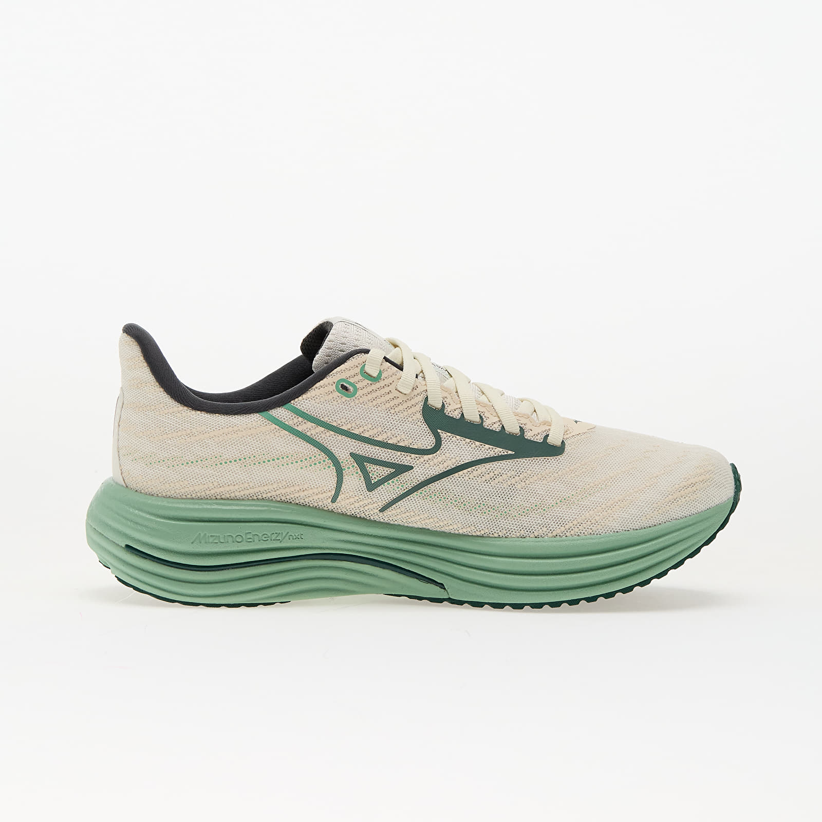 Men's shoes Mizuno Wave Rider 29 (M) White/ Bistro Green/ Creme de Me