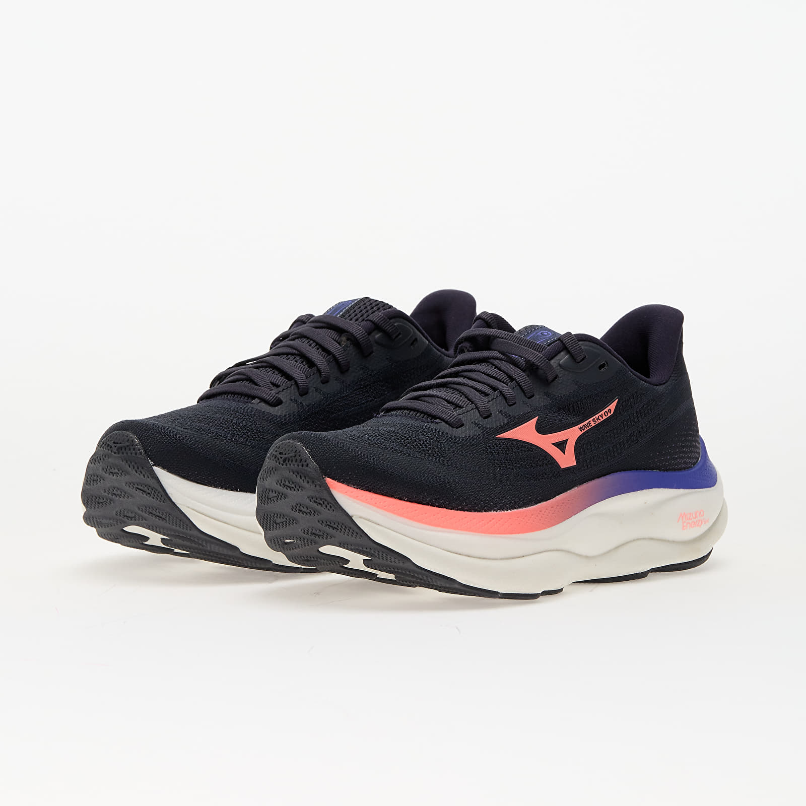Damesko Mizuno Wave Sky 9 (W) Odyssey Gray/ Striking Coral/ Ir