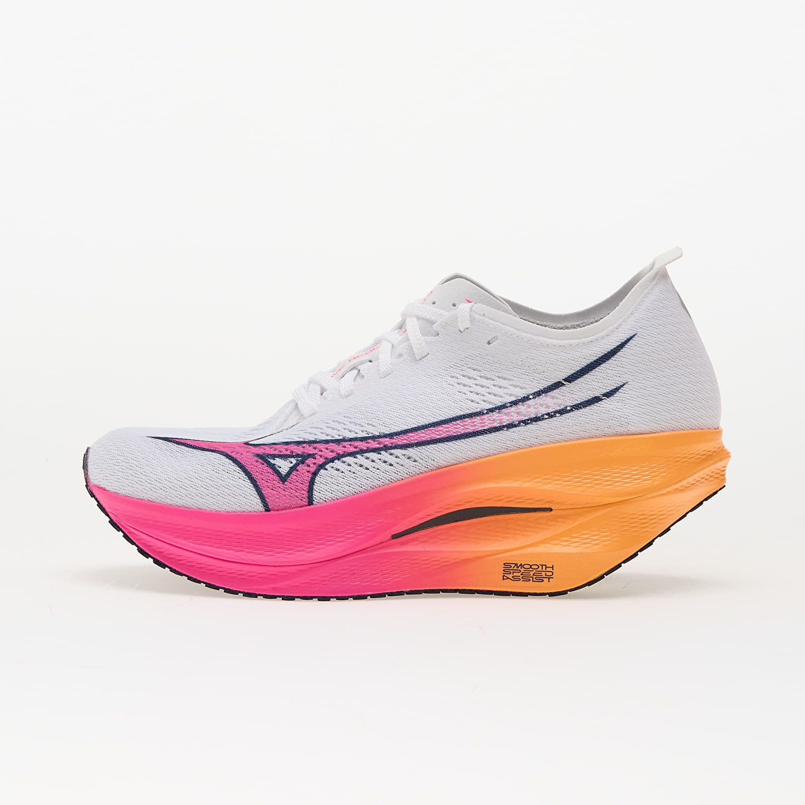Men's shoes Mizuno Wave Rebellion Pro 3 White/ Pink Tetra/ Tang Orange