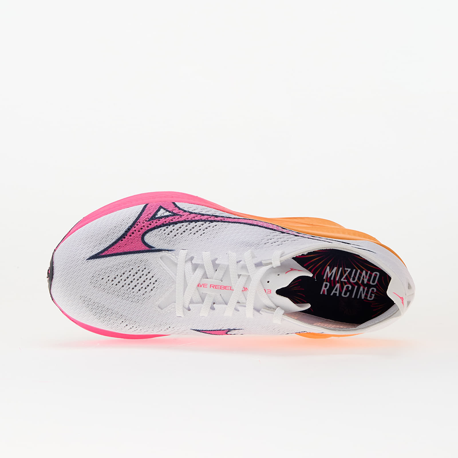 Men's shoes Mizuno Wave Rebellion Pro 3 White/ Pink Tetra/ Tang Orange
