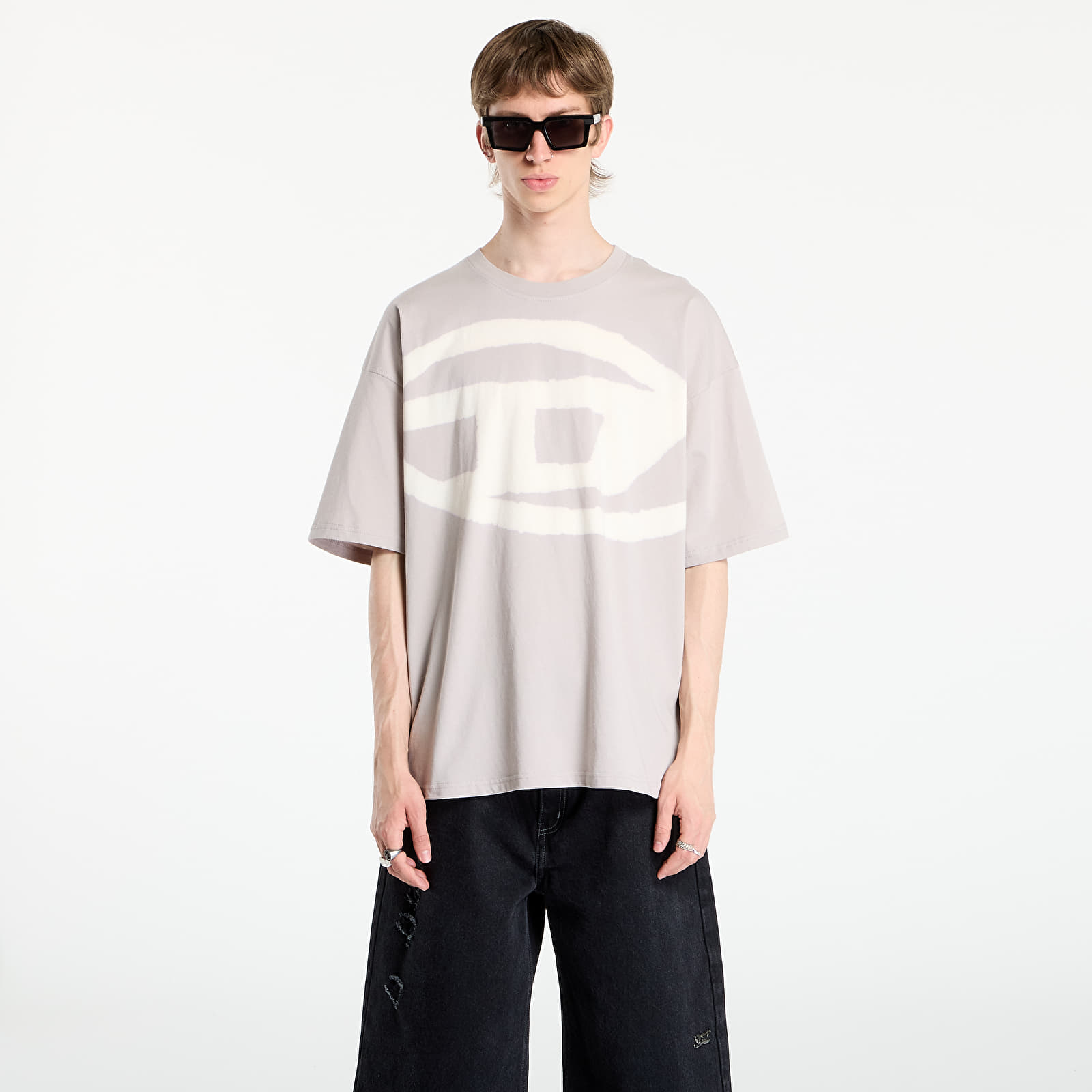 T-shirts Diesel T-Boxt-Bleach T-Shirt Grey