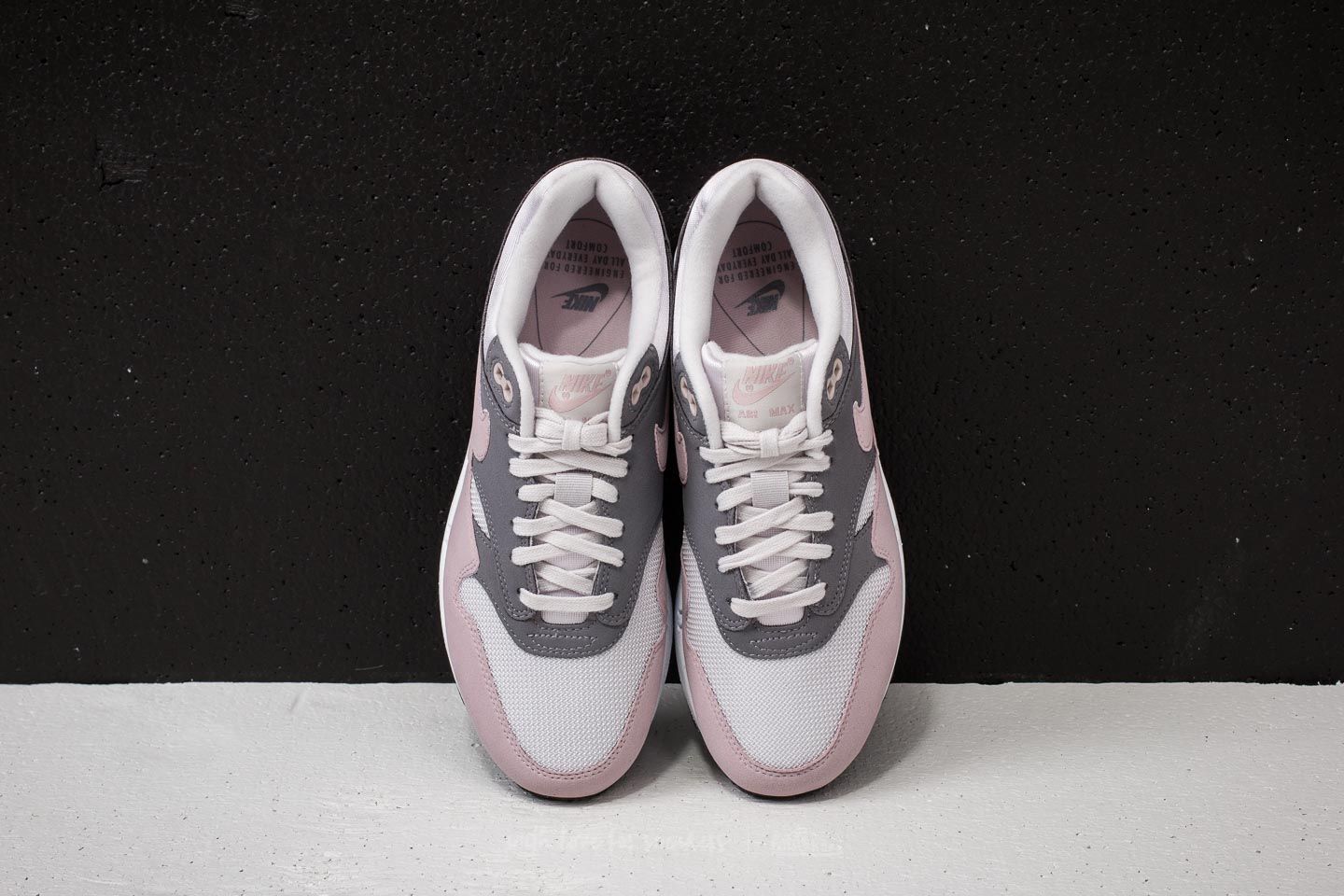 nike air max 1 vast grey particle rose