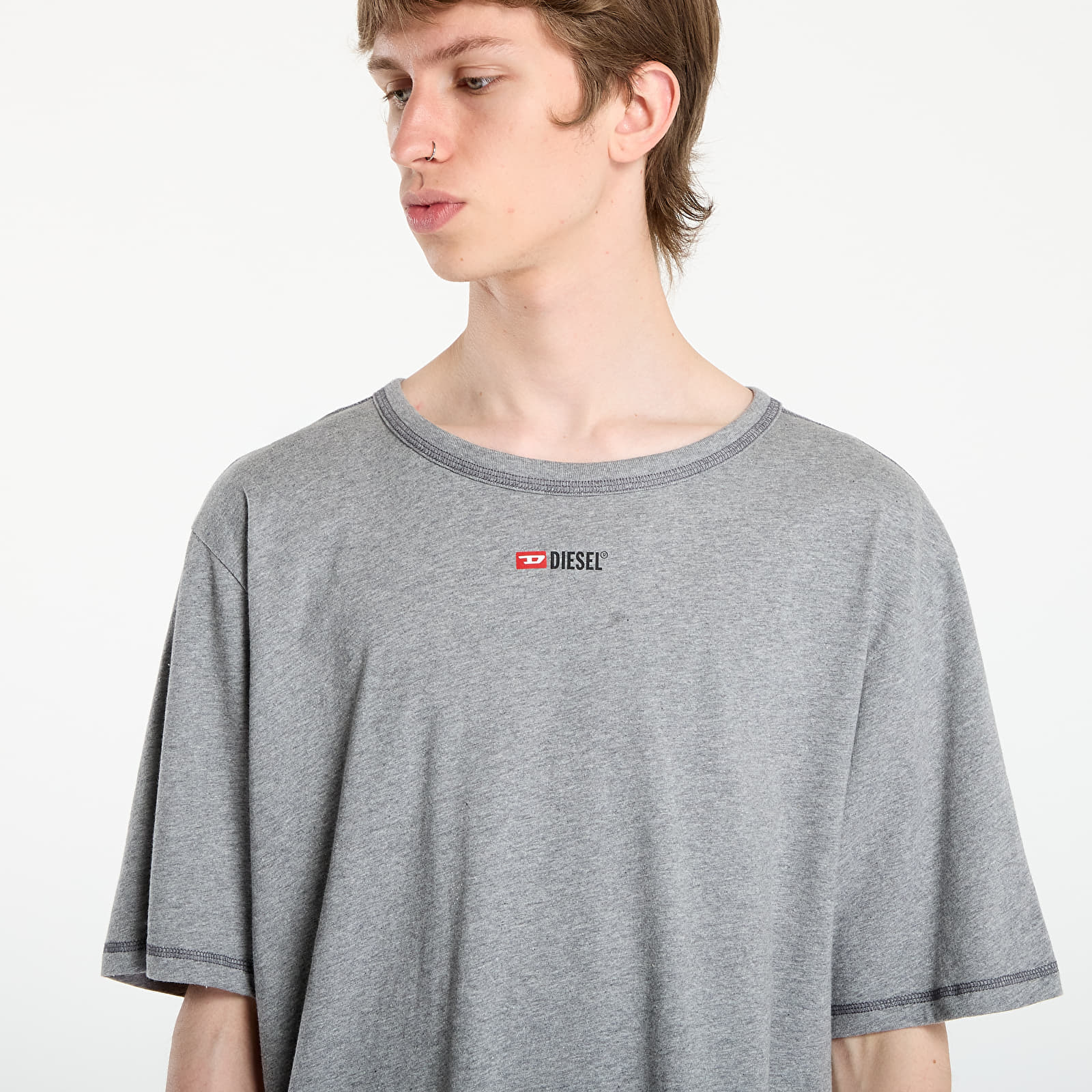 Pyjamas Diesel Set-Adam-D-Core Pyjama Dark Grey Melange