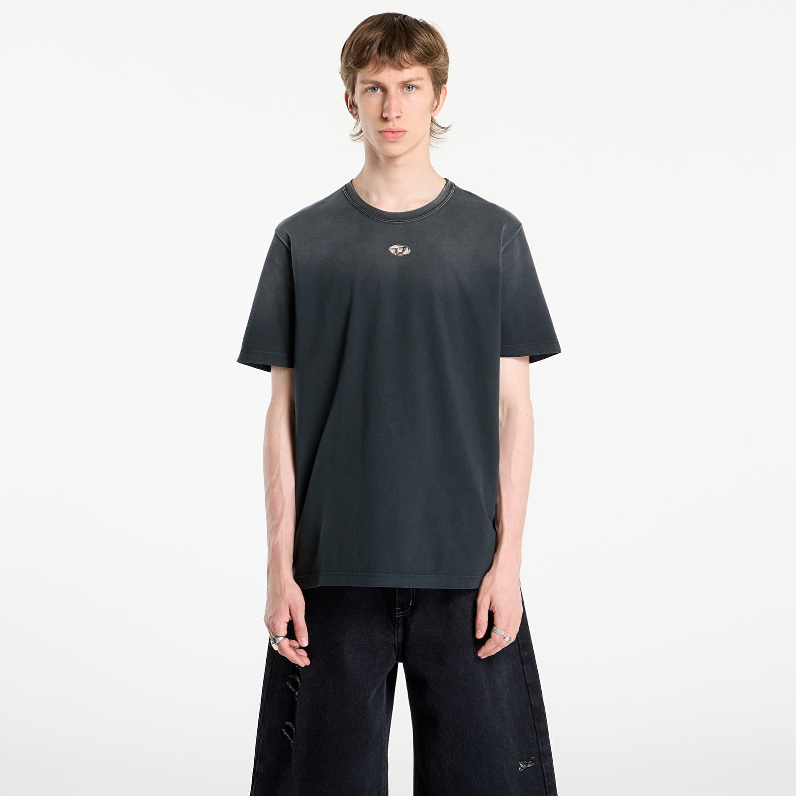 Тениска Diesel T-Adjust-T1 T-Shirt Black/ Violet XXL