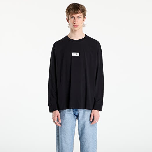 MM6 Cotton Long Sleeve T-Shirt Black