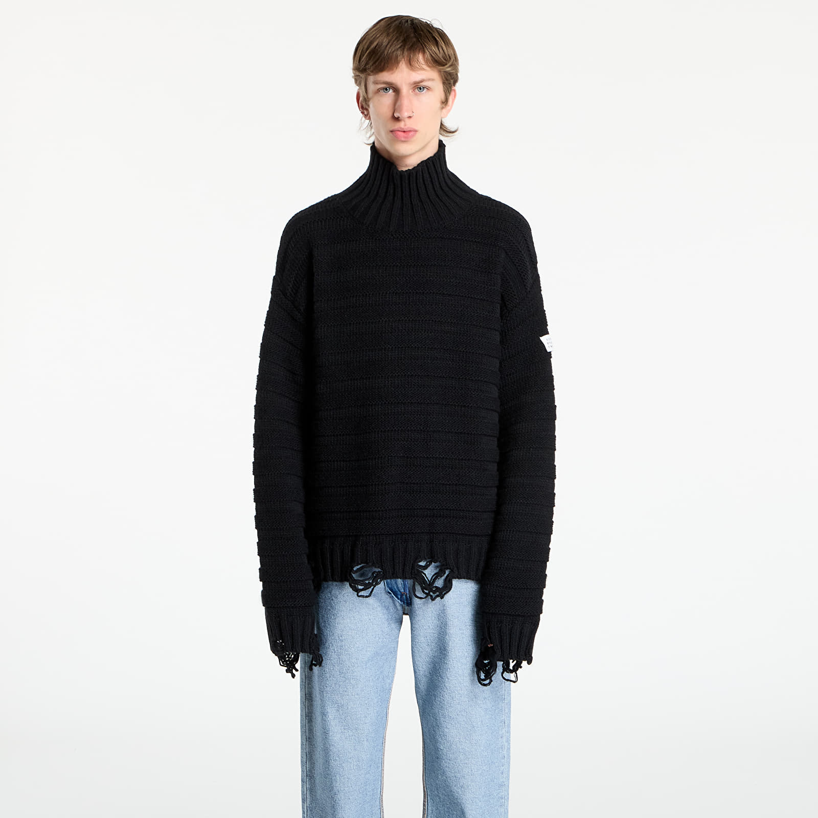 Пуловери MM6 Wool Turtleneck Black