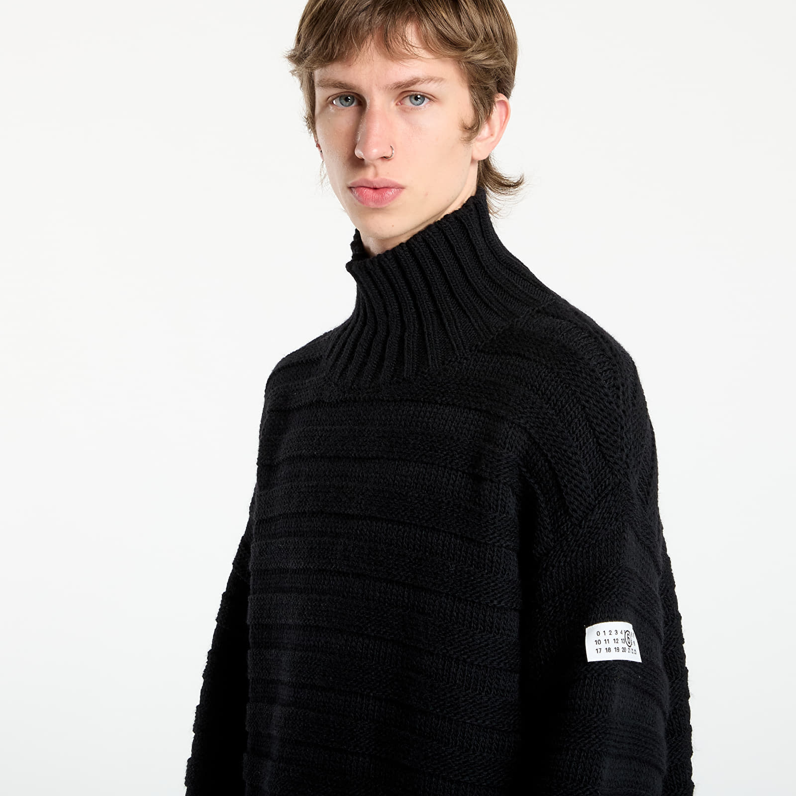 Пуловери MM6 Wool Turtleneck Black