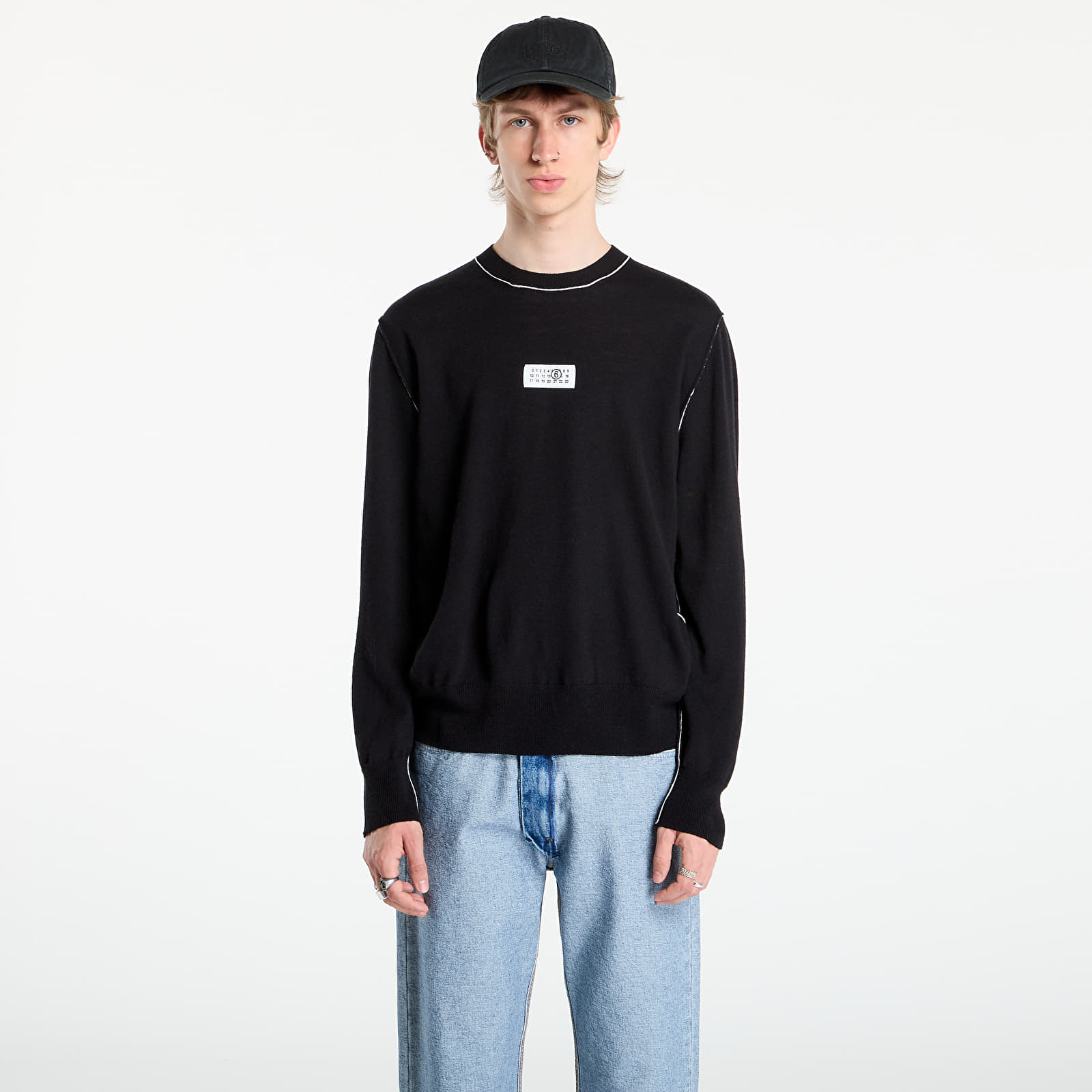 Пуловери MM6 Wool Jumper Black