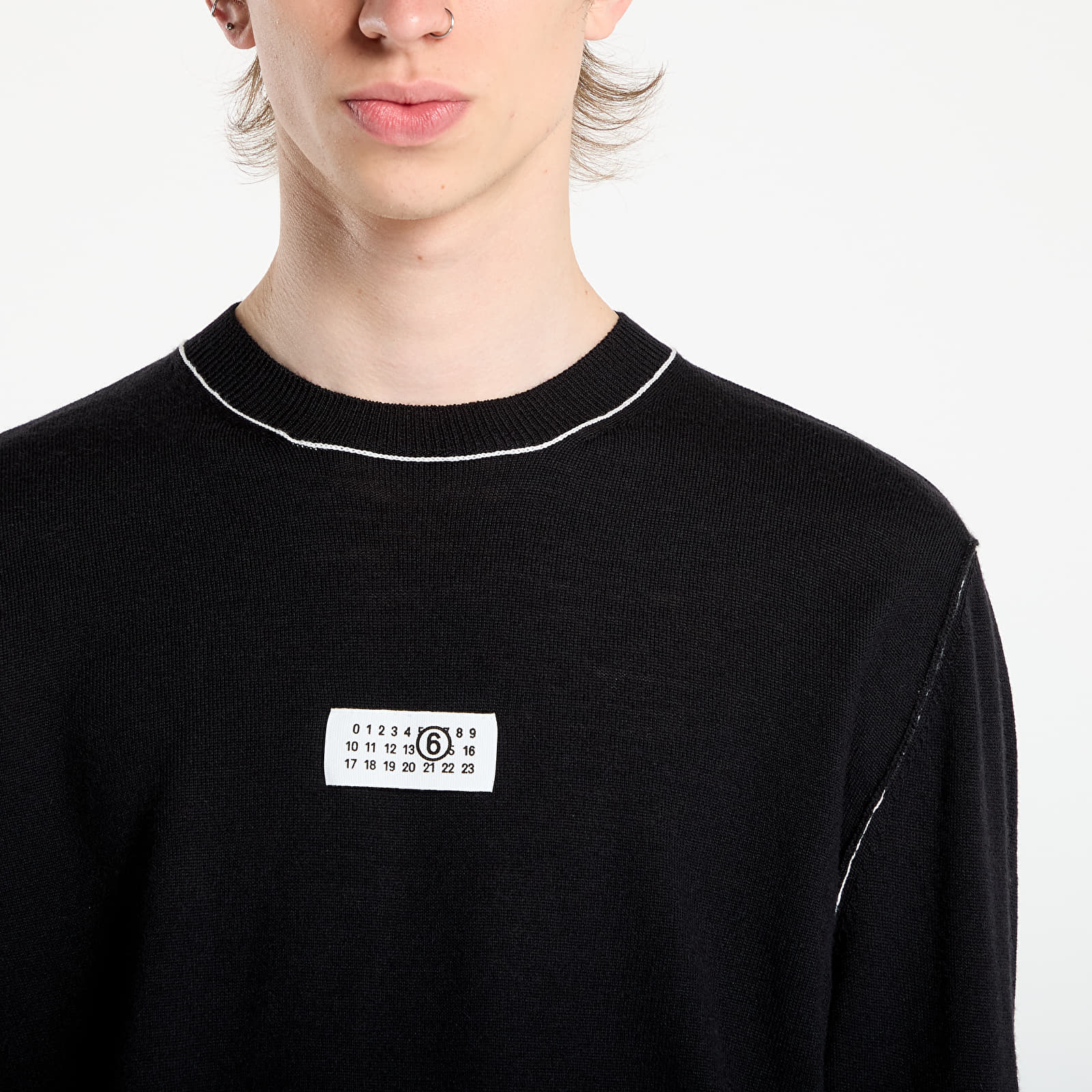 Пуловери MM6 Wool Jumper Black