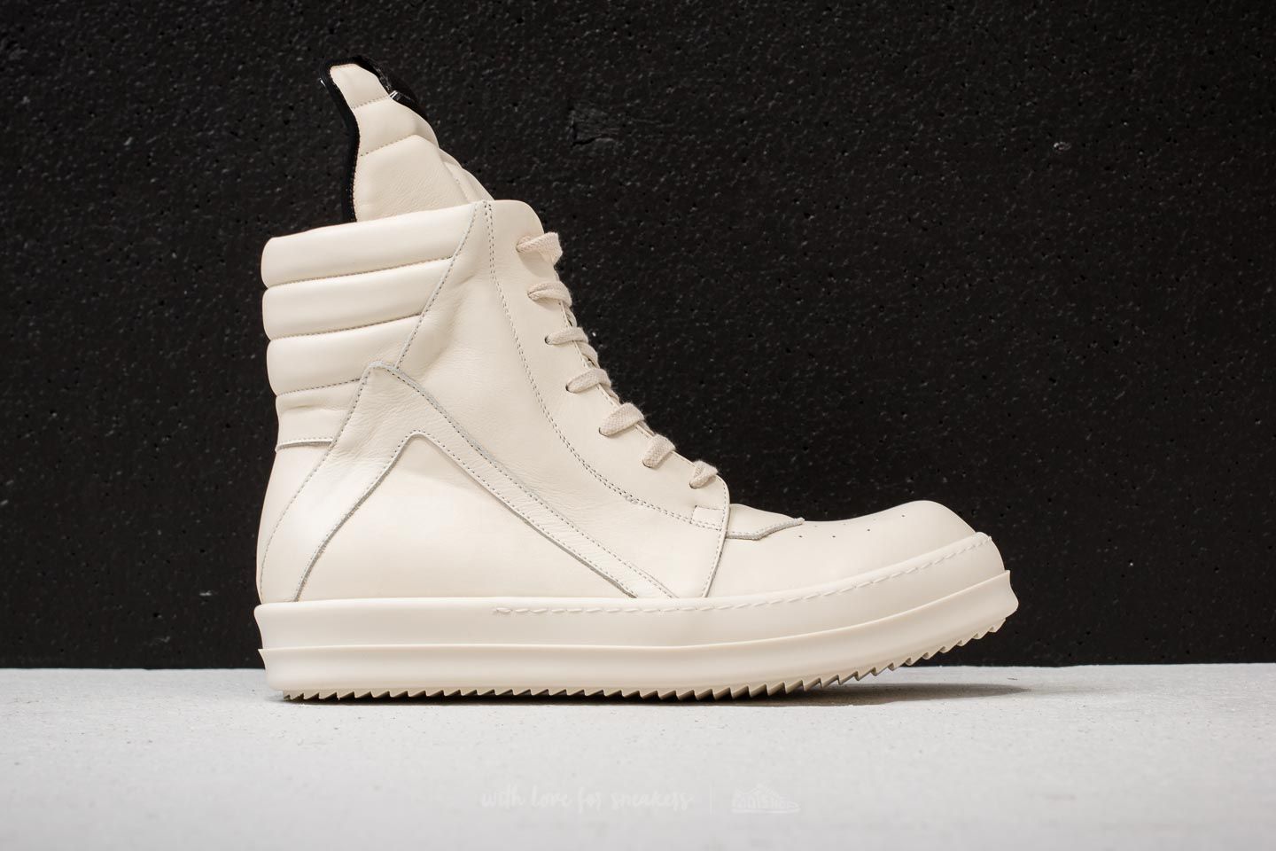 Men's shoes Rick Owens Geobasket Milk/ Milk/ Milk