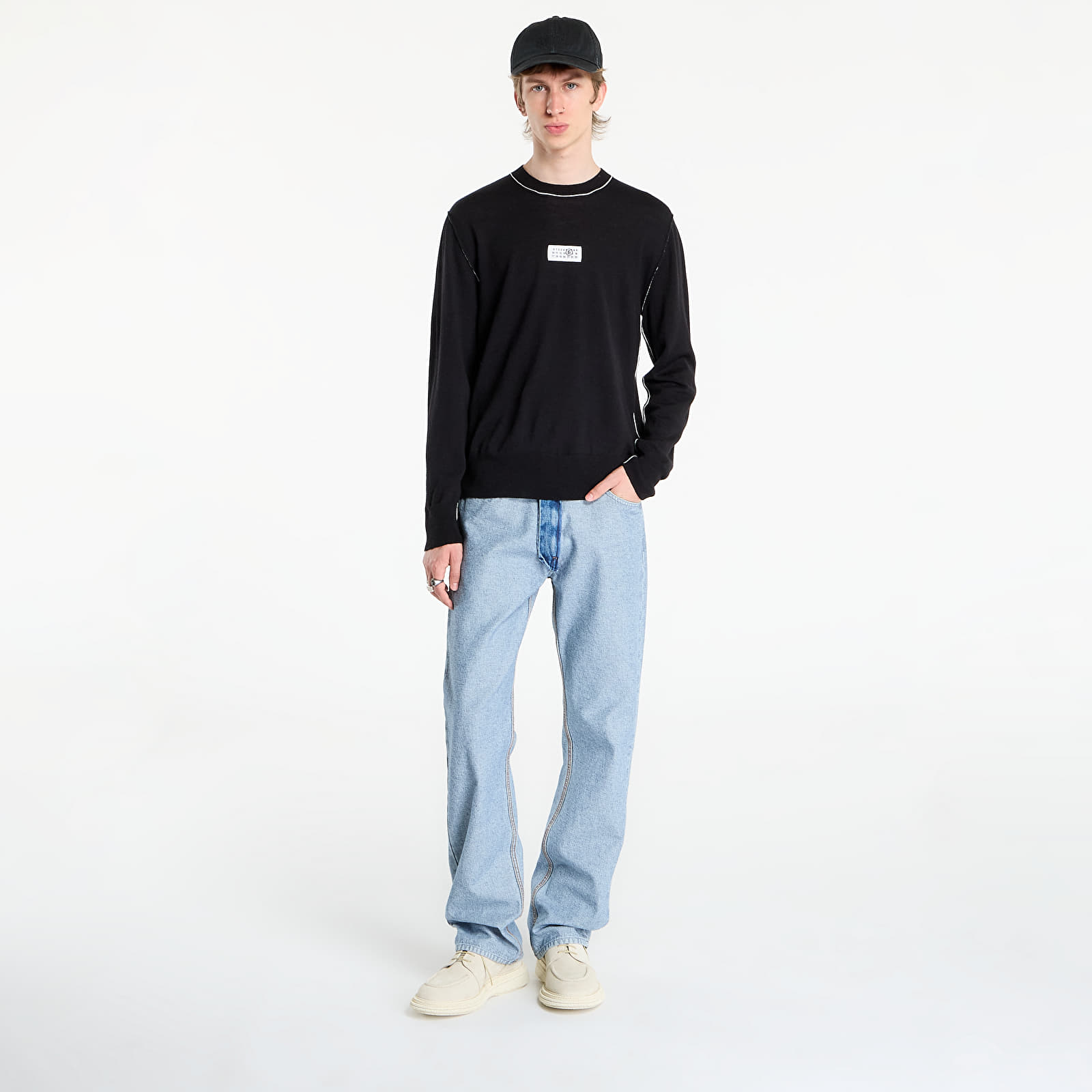 Пуловери MM6 Wool Jumper Black