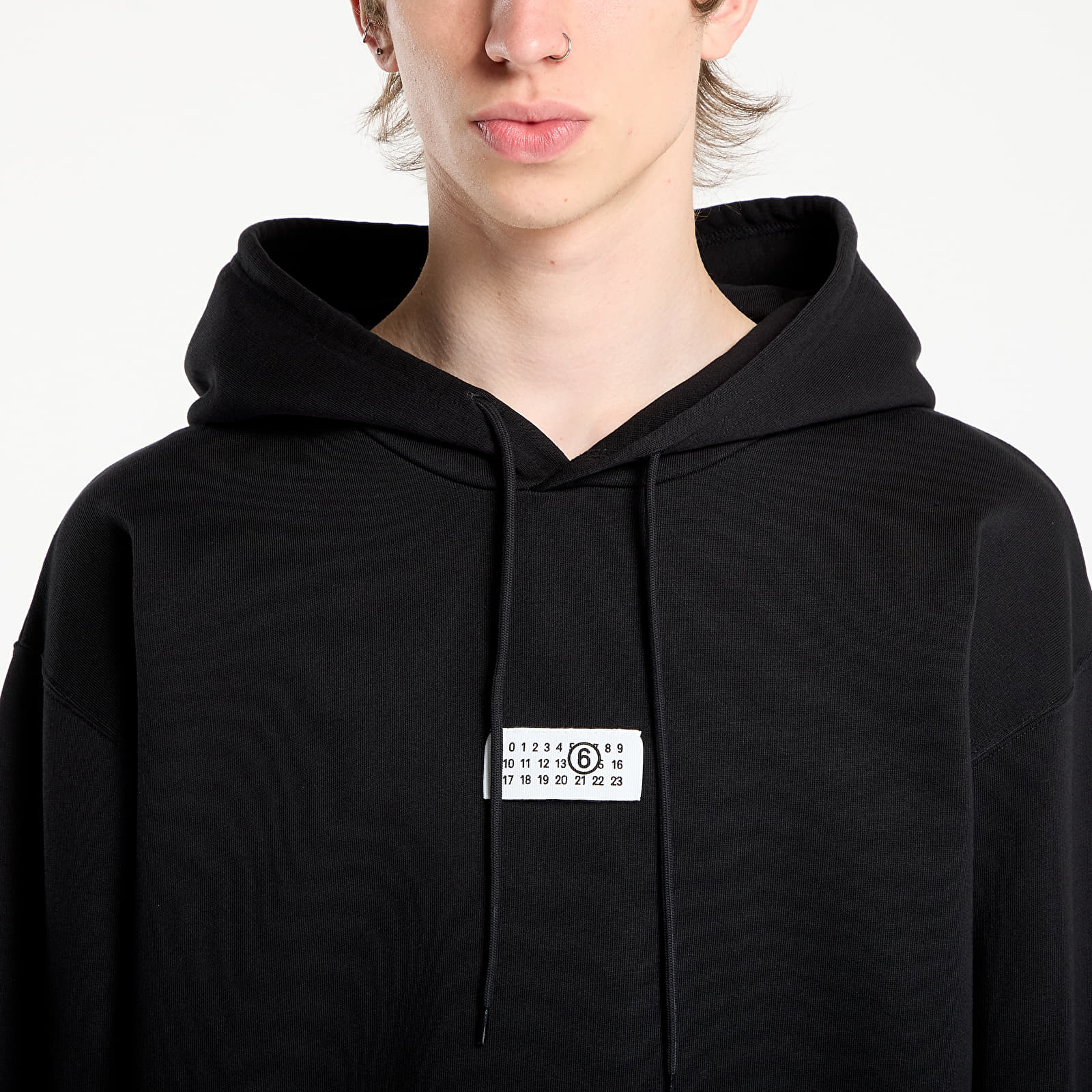 Суичърти MM6 Numeric Sweatshirt Black