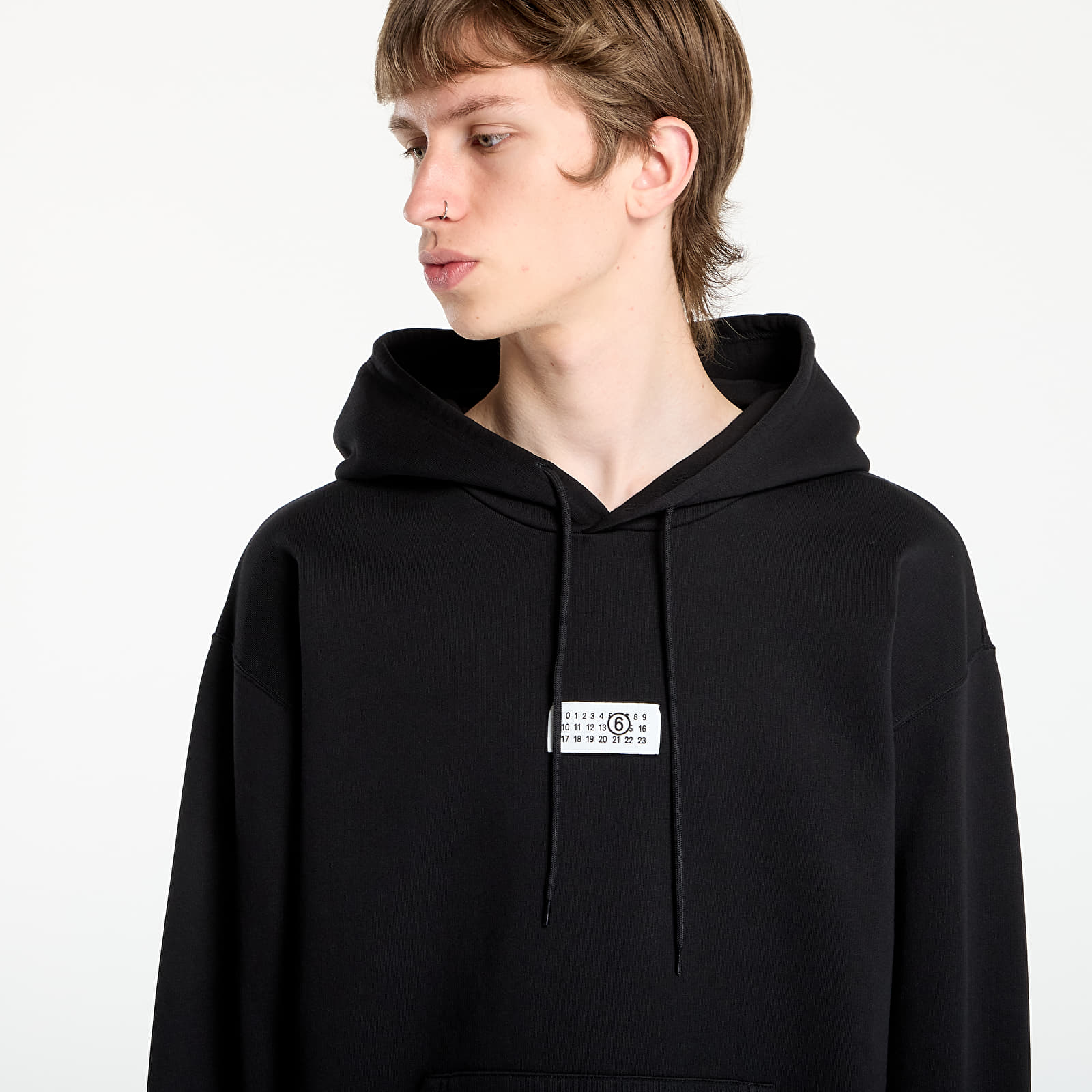 Суичърти MM6 Numeric Sweatshirt Black