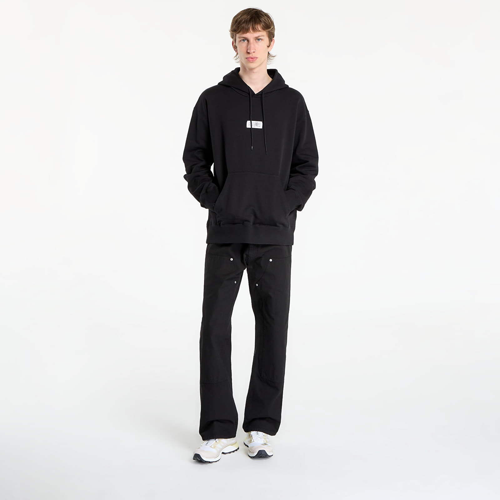 Суичърти MM6 Numeric Sweatshirt Black
