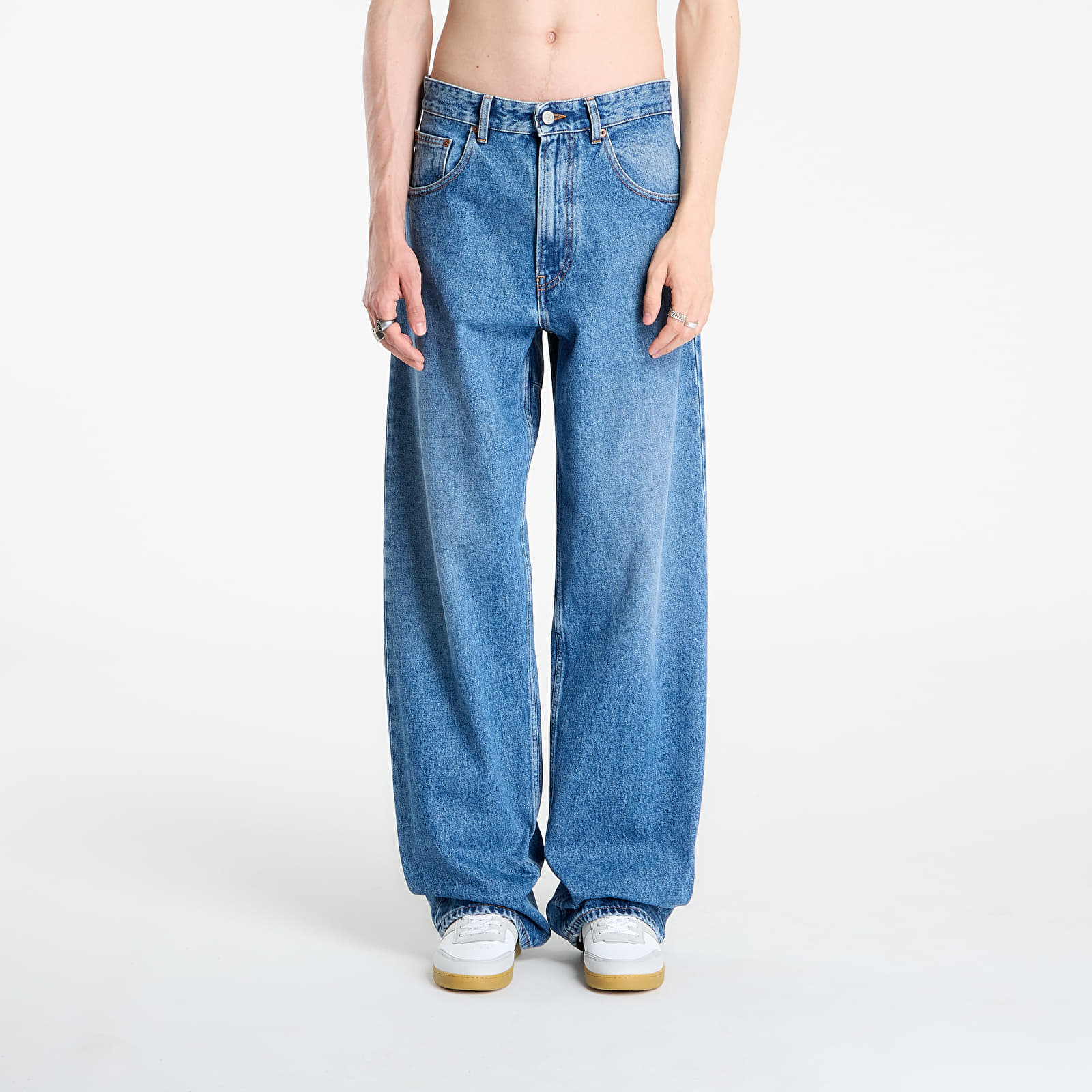 Jeans MM6 Wide-Leg Jeans Medium Blue