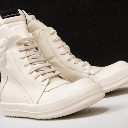 靴 RickOwens/geobasket/white/EU42 Rick owens geobasket White Boots Rick Owens Sneakers White Rick
