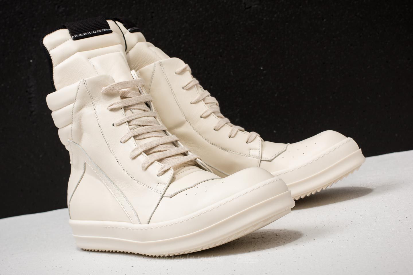 Rick owens geobasket milk sales