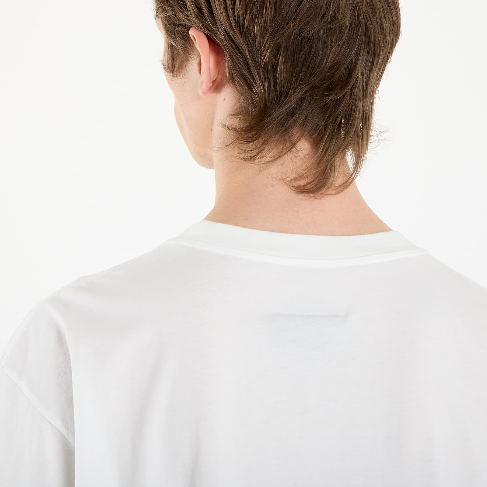 Pólók MM6 Cotton T-Shirt Off White