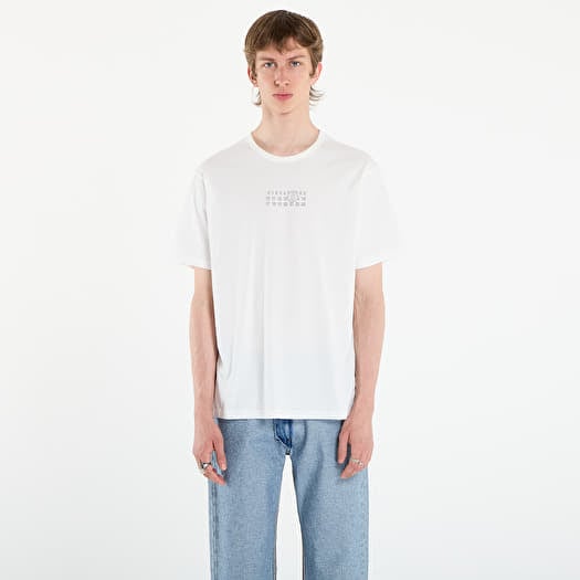 MM6 Broken Plate Print T-Shirt Off White