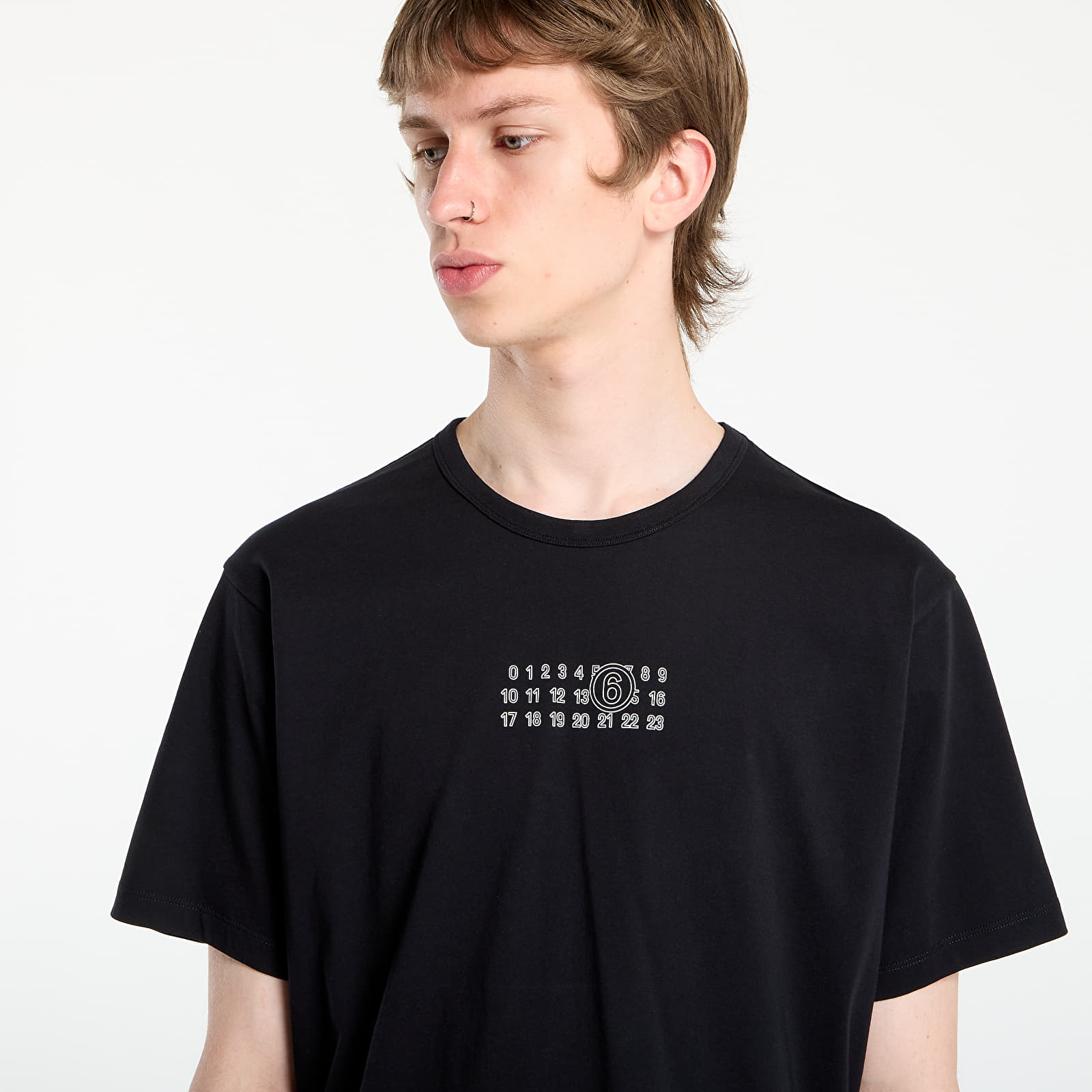 Тениски MM6 Numeric T-Shirt Black