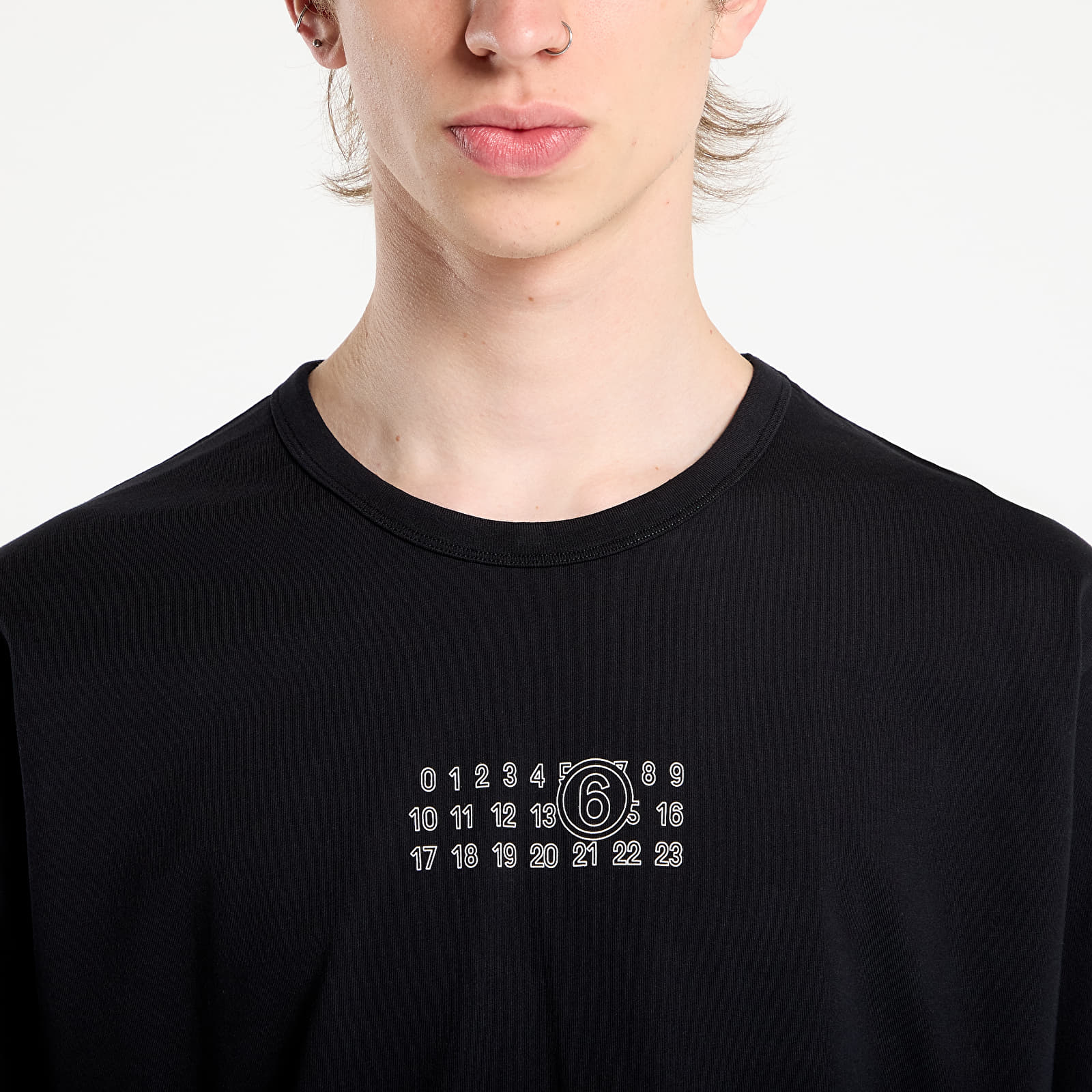 Тениски MM6 Numeric T-Shirt Black