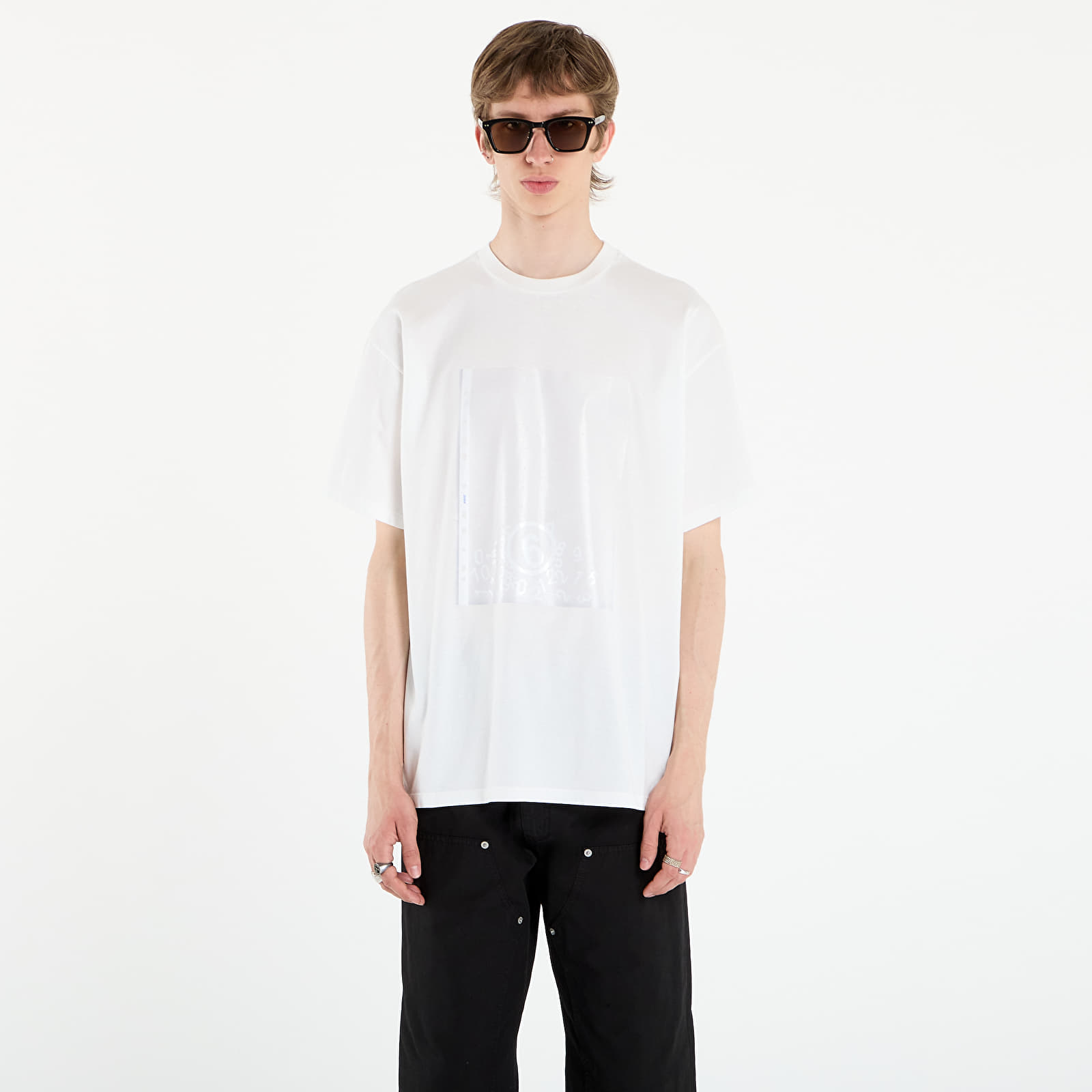 Тениски MM6 Graphic T-Shirt Off White