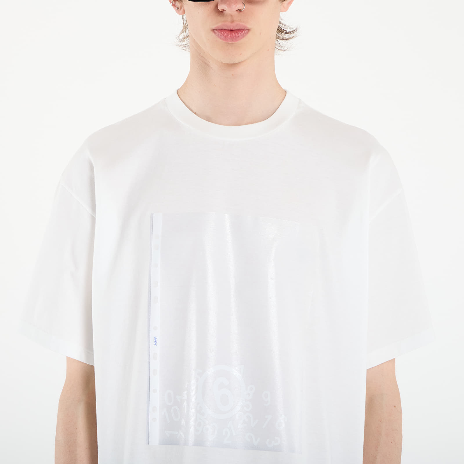 Тениски MM6 Graphic T-Shirt Off White