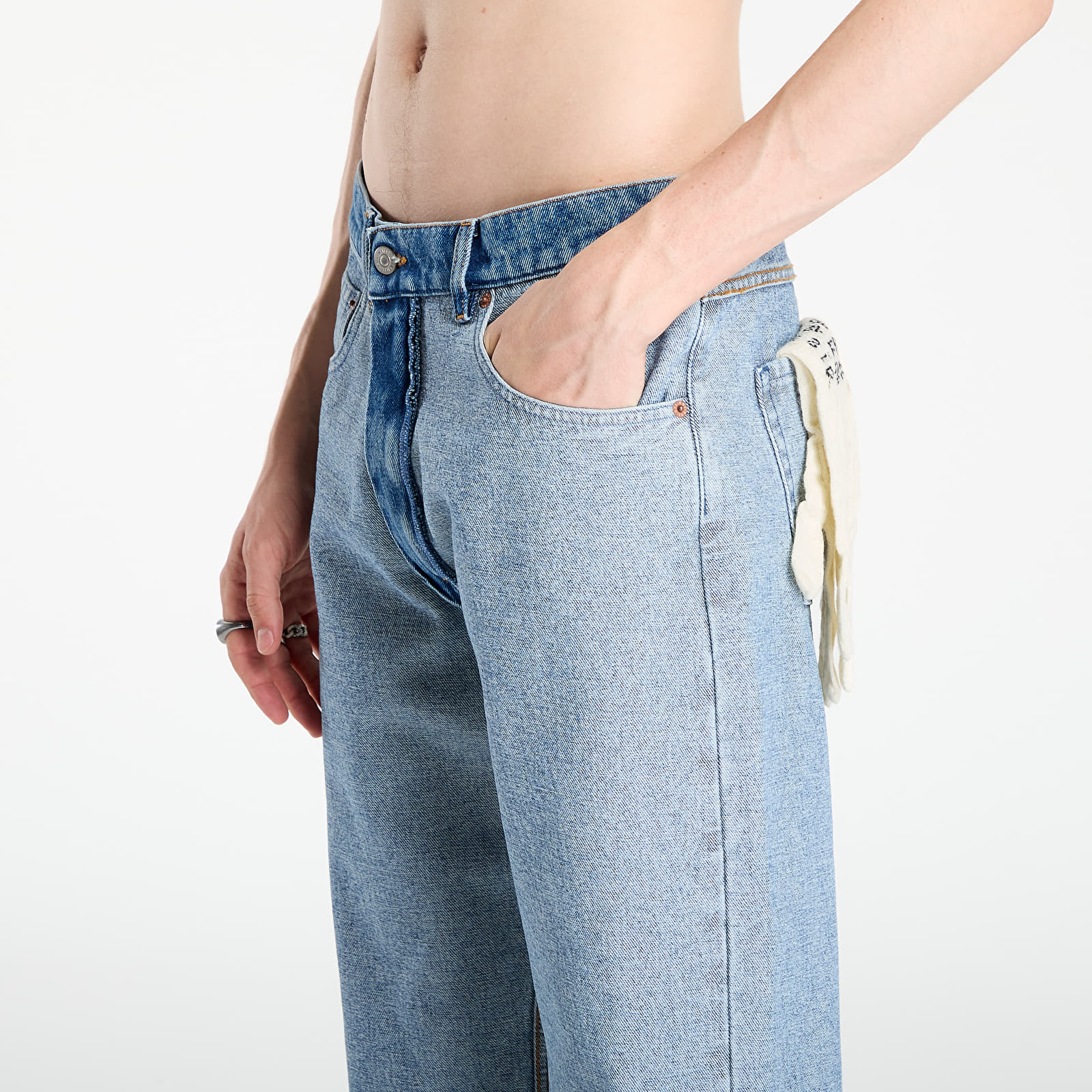 Дънки MM6 Men's Rtw Avp Pants 5 Pockets Medium Blue