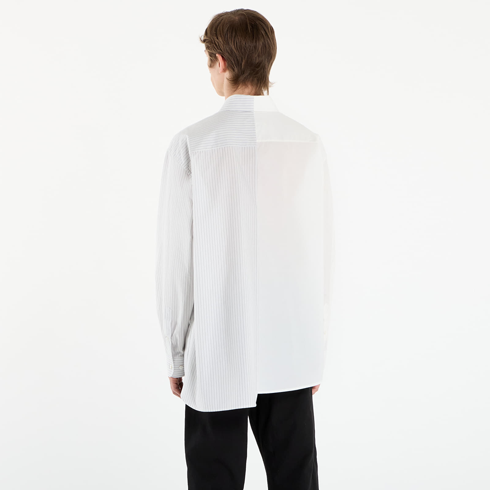 Ризи MM6 Poplin Shirt Stripes White/ Grey/ White