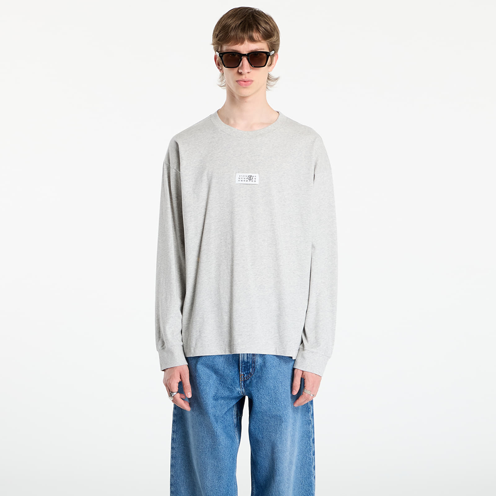 Pólók MM6 T-Shirt Grey Melange