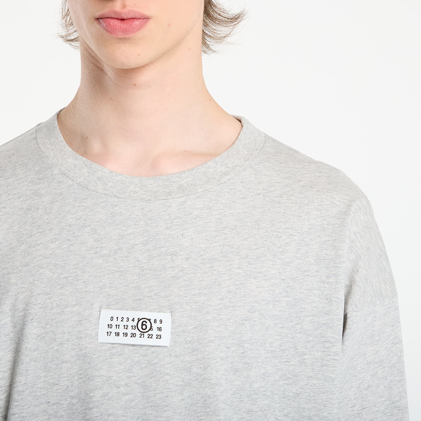 Pólók MM6 T-Shirt Grey Melange