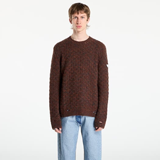 MM6 Maison Margiela Crewneck Dark Grey Melange/ Brown