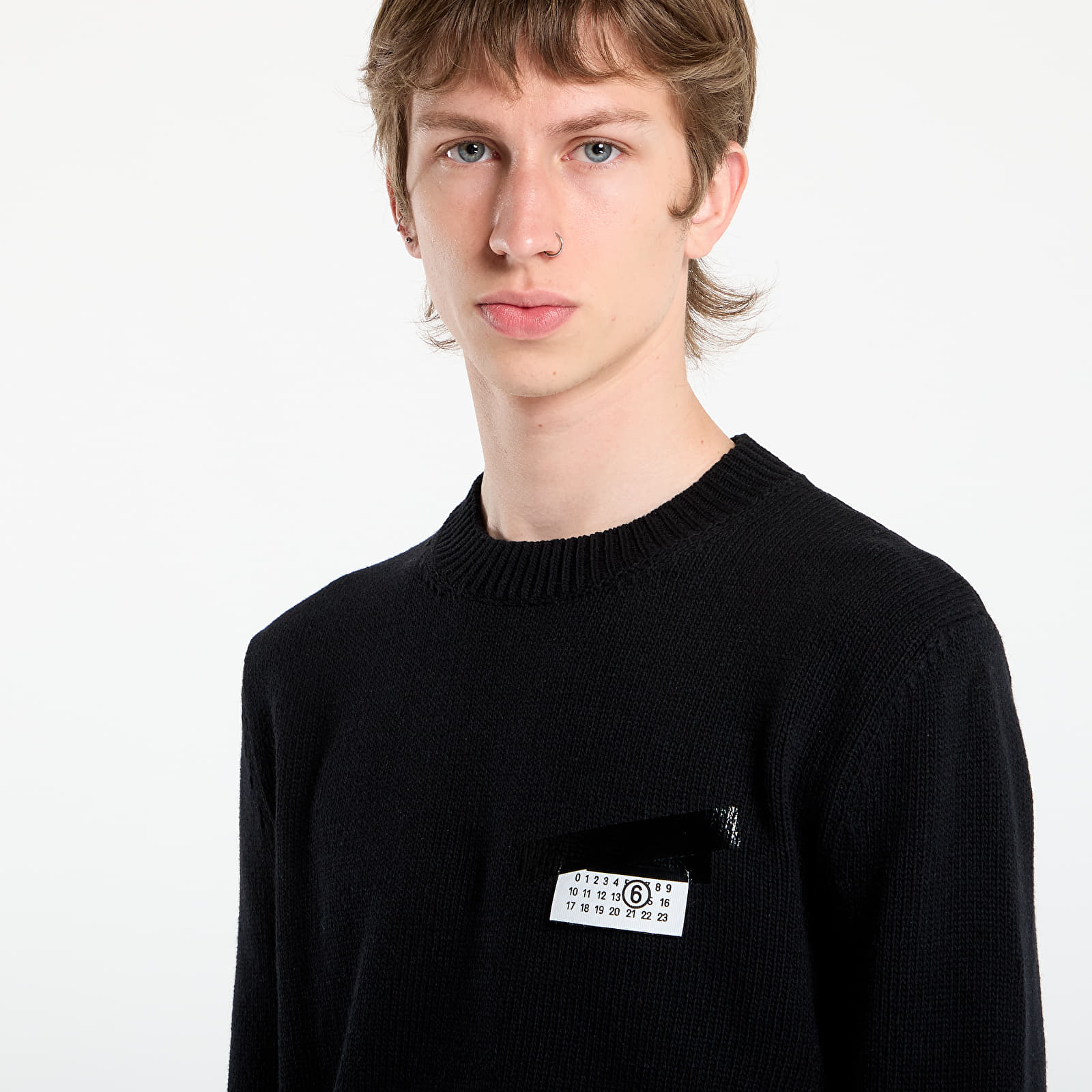 Pulóverek MM6 Maison Margiela Crewneck Black