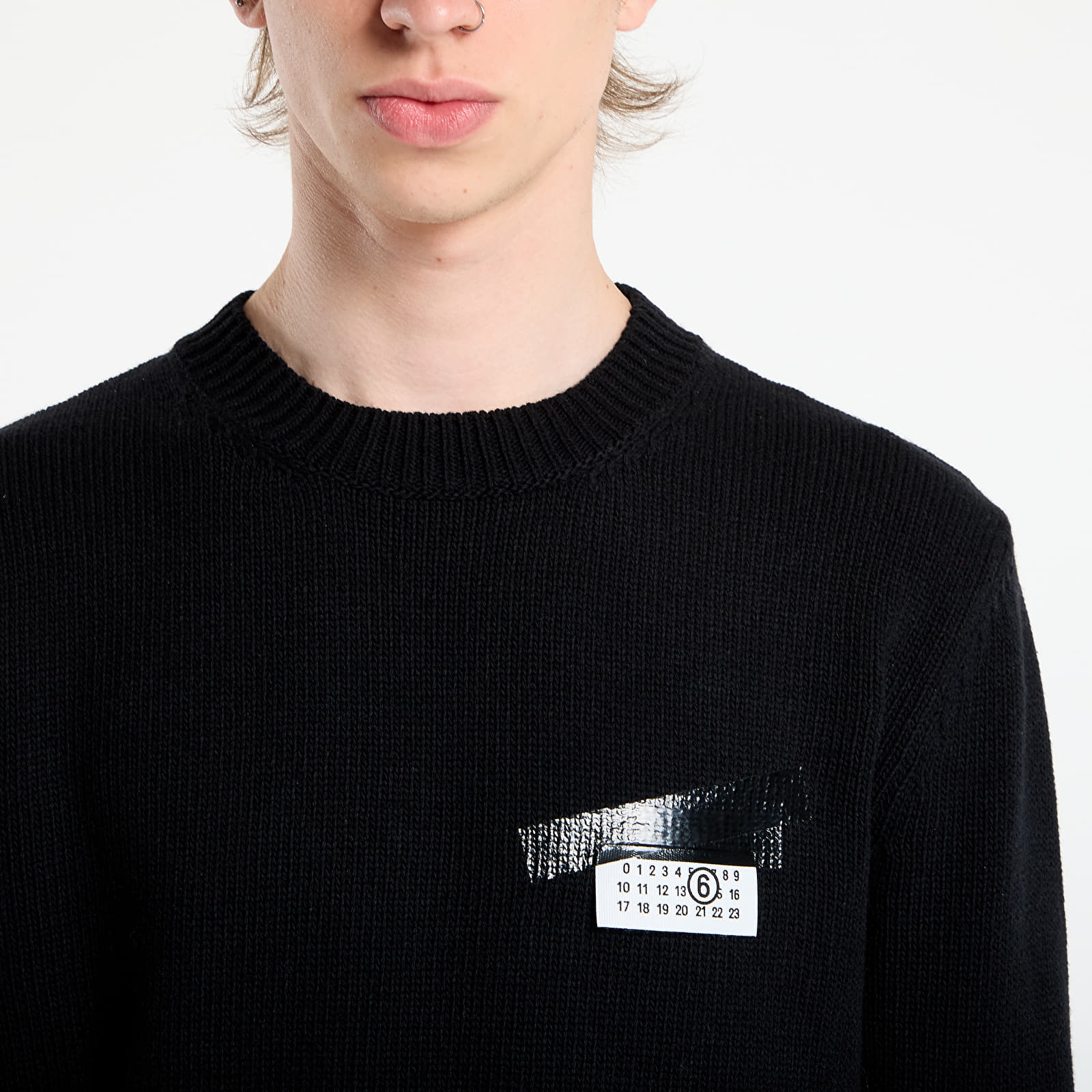 Pulóverek MM6 Maison Margiela Crewneck Black