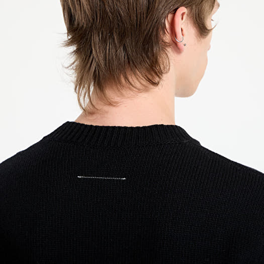MM6 Maison Margiela Numeric Logo Crewneck Black | Footshop