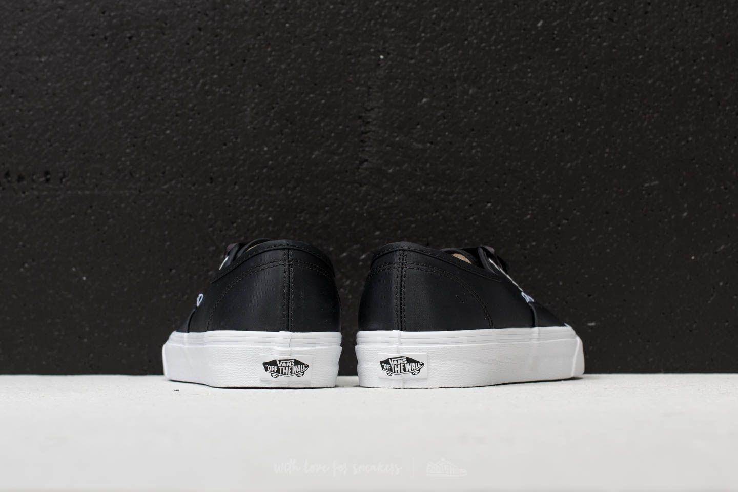 Women s shoes Vans Authentic Satin Lux Black True White