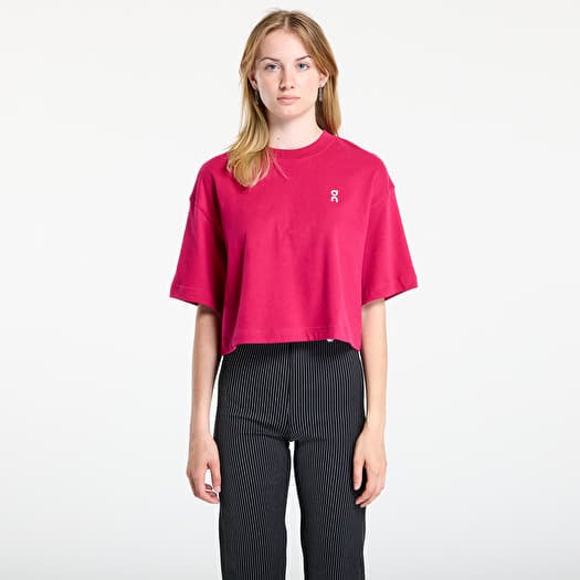 T-shirt On Club Boxy Tee Grenadine